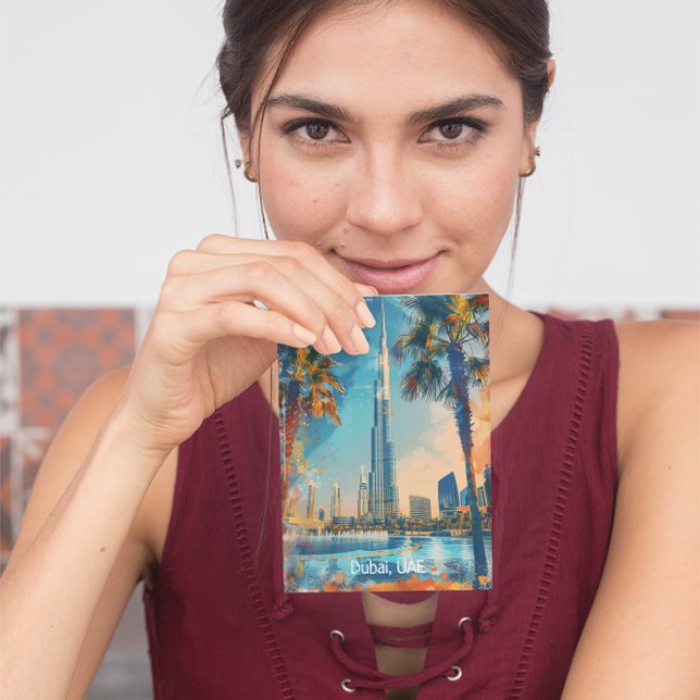 Carte Postale Dubaï Émirats Arabes Unis Burj Khalifa (beautiful dubai uae burj postcard)