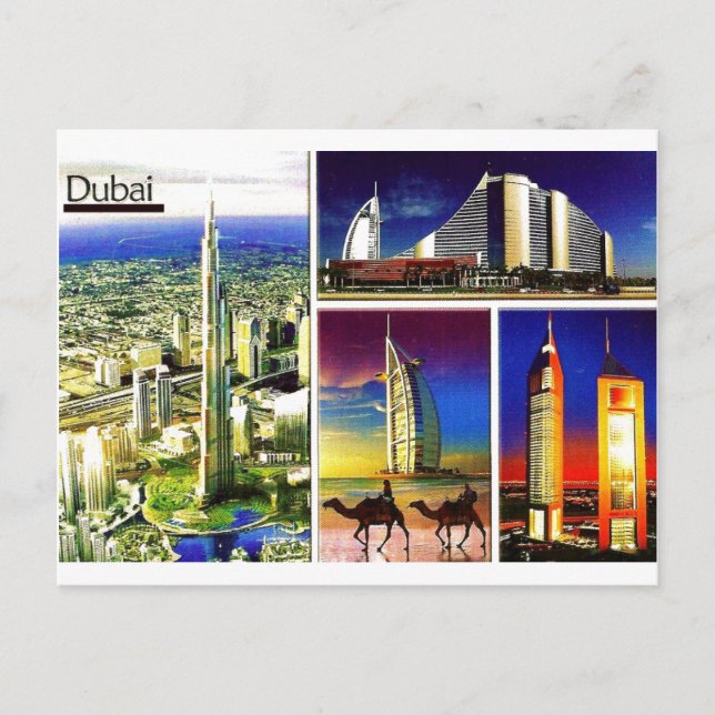 Carte Postale DUBAI Postcard@MojiAOkubule (Devant)