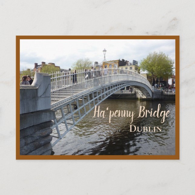 Carte Postale Dublin (Ha'penny Bridge) (Devant)