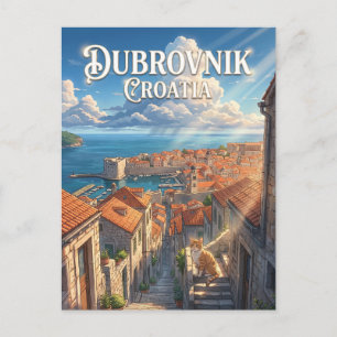 Carte Postale Dubrovnik, Croatie Croatie