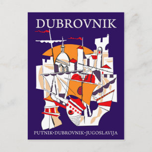 Carte Postale Dubrovnik, Yougoslavie