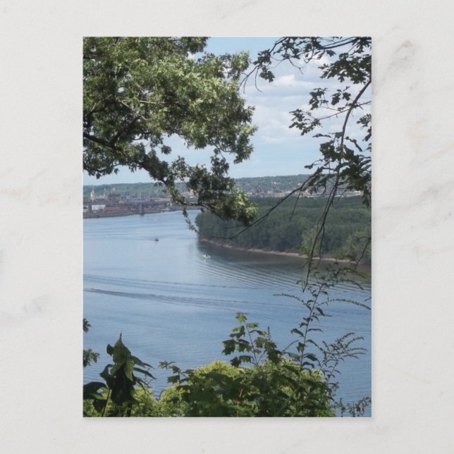 Carte Postale Dubuque Iowa du Mississippi (Devant)