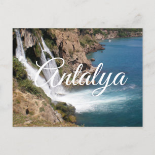 Carte Postale Duden de cascade à Antalya (Turquie)