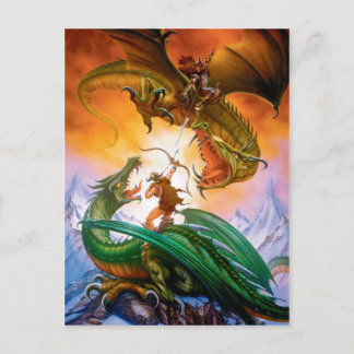 Carte postale Duel Dragon