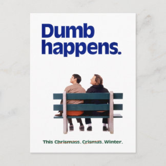 Carte Postale Dumb and Dumber | Dumb Happens