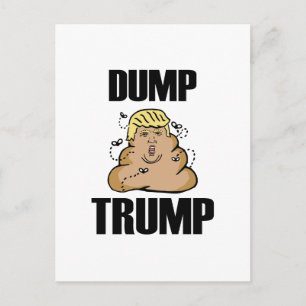 Carte Postale Dump Trump drôle