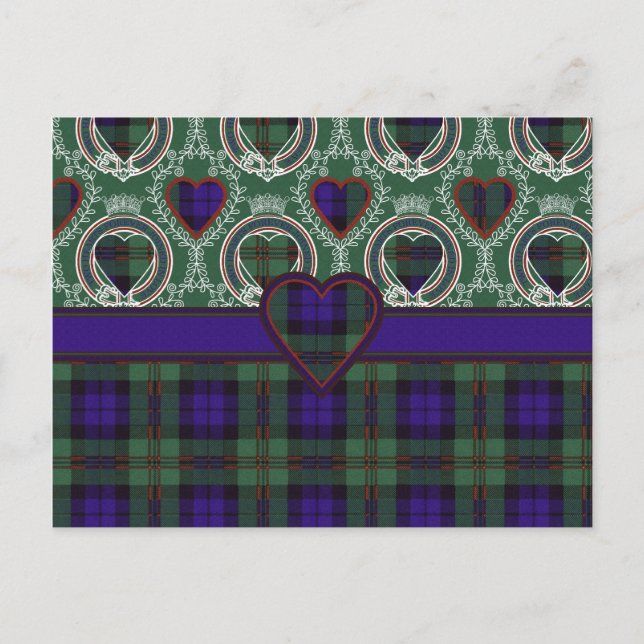 Carte Postale Dundas écossais tartan (Devant)