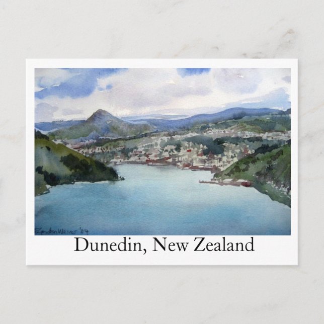 Carte postale Dunedin, Nouvelle-Zélande (Devant)