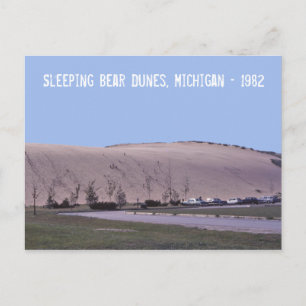 Carte postale Dunes de l'ours couchage Michigan Du