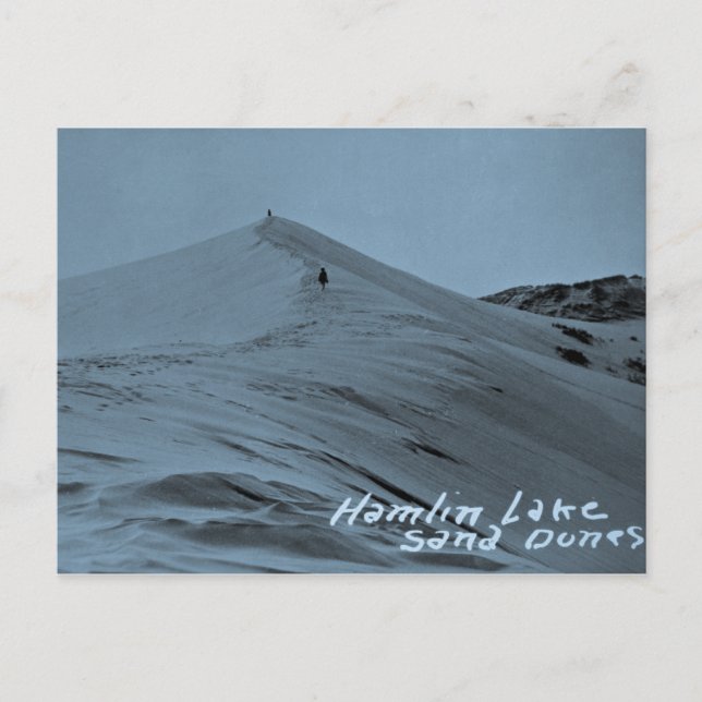 Carte Postale Dunes de sable du lac Hamlin, Michigan (Devant)