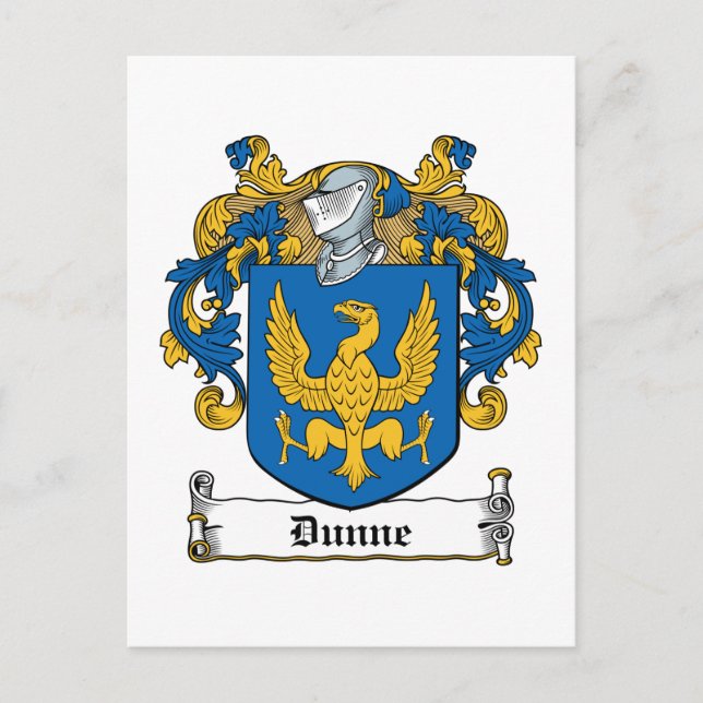 Carte Postale Dunne Family Crest (Devant)