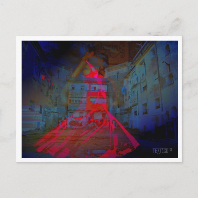 Carte Postale DUO flamenco (Devant)