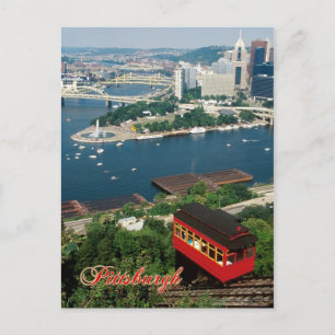 Carte Postale Duquesne Incline, Pittsburgh, Pennsylvanie