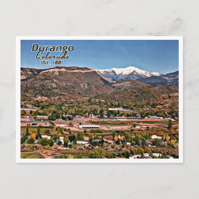 CARTE POSTALE DURANGO COLORADO (Devant)