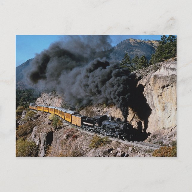 Carte Postale Durango et Silverton Railroad, no 481, Bear Cree (Devant)