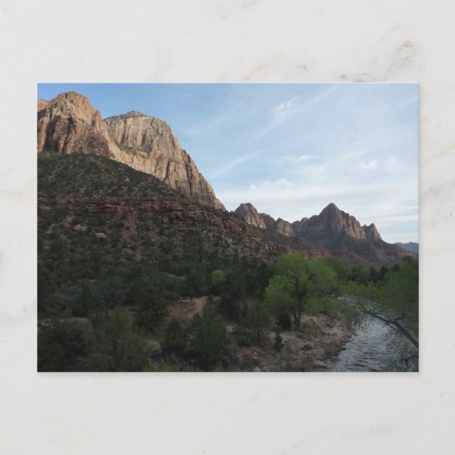 Carte Postale Dusk à Canyon Junction dans le parc national de Zi (Devant)