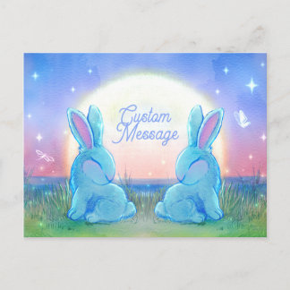 Carte Postale Dusk Bunnies Customizable