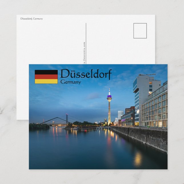 Carte Postale Dusseldorf Allemagne (Devant / Derrière)