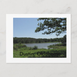 Carte Postale Dustin Lake1, Dustin, Oklahoma