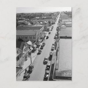 Carte Postale Duval Street, Key West Florida 1938