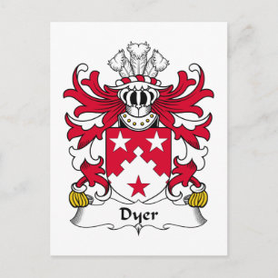 Carte Postale Dyer Family Crest