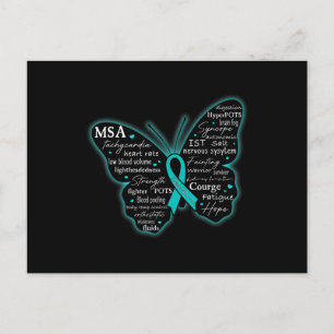 Carte Postale Dysautonomia Sensibilisation POTS HyperPOTS NCS Mo