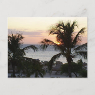 Carte postale Eagle Beach Aruba Sunset