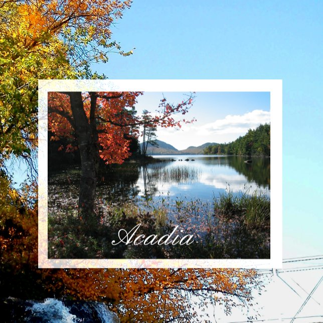Carte Postale Eagle Lake, Parc national Acadia, Maine (Créateur téléchargé)