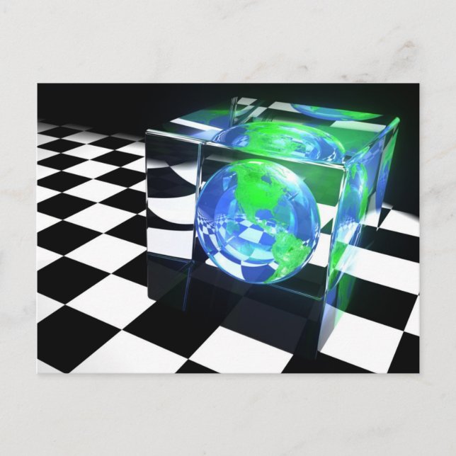 Carte postale Earth Cube (Devant)