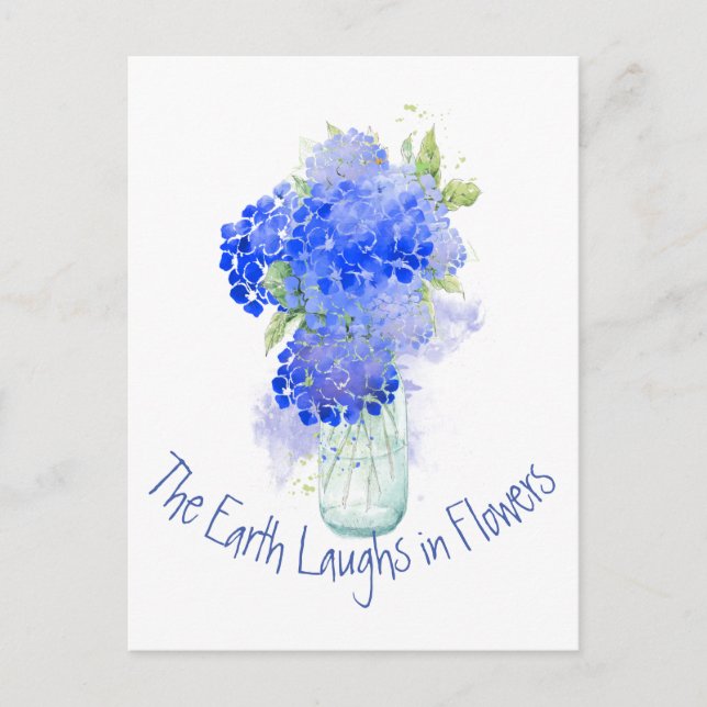 Carte Postale Earth Laughs dans le quota de Flowers Gardeners (Devant)