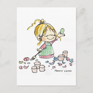 Carte Postale EAS-001 OEufs colorés