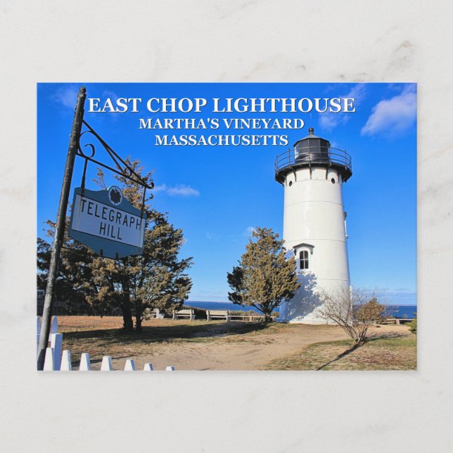 Carte Postale East Chop Lighthouse, Massachusetts (Devant)