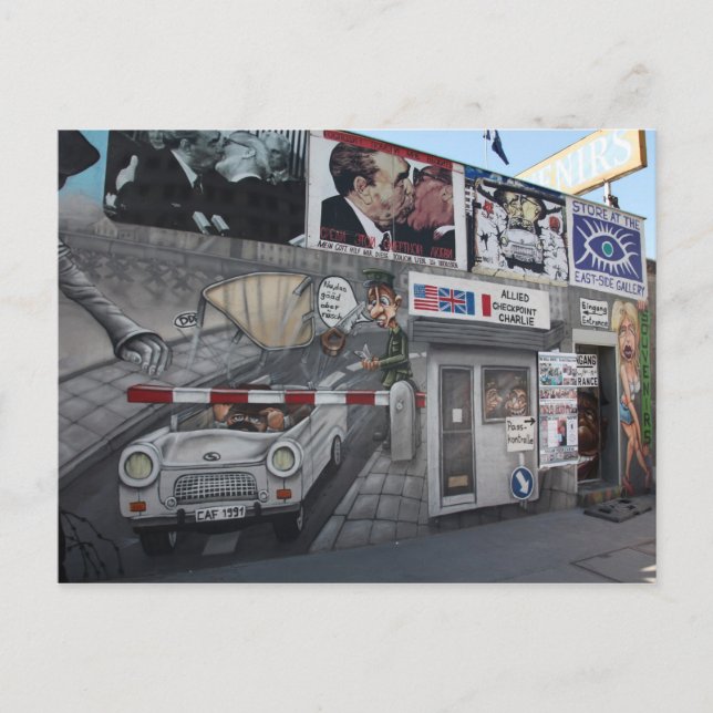 Carte Postale East Side Gallery (Devant)