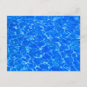 Carte Postale Eau Bleue Fraîche