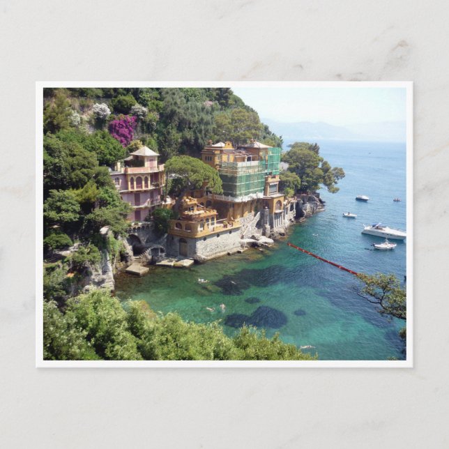 Carte Postale eau claire de portofino (Devant)