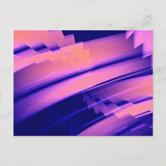 CARTE POSTALE EAU DE CHUTE ABSTRAITE (Devant)