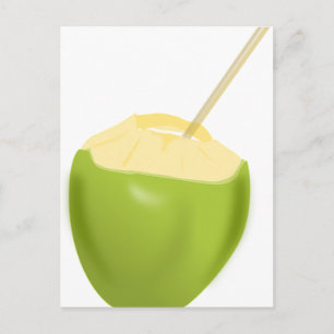 Carte Postale Eau de coco