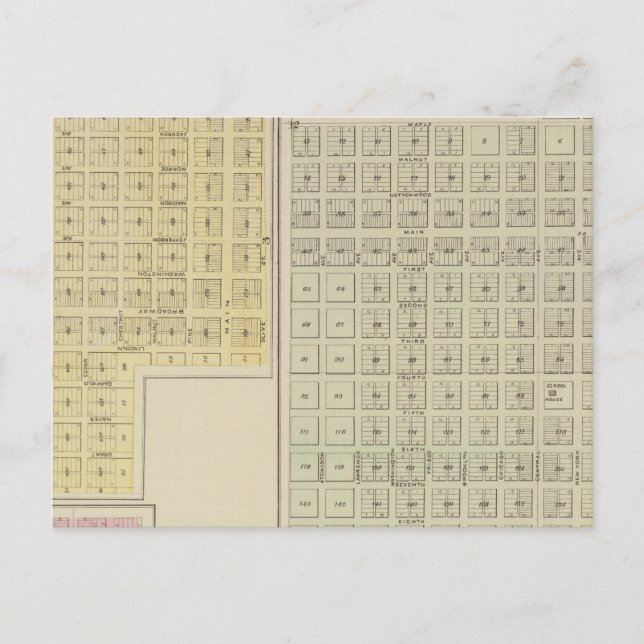 Carte Postale Eau froide, Protection, Avilla, Kansas (Devant)