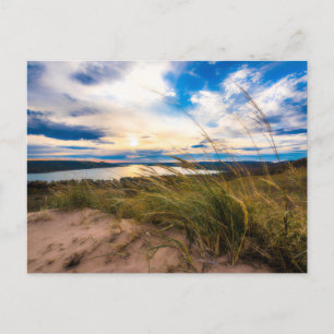 Carte Postale Eau   Glen Lake Dunes de l'ours couché Michigan