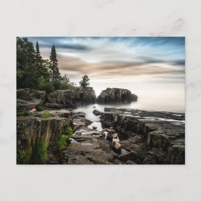 Carte Postale Eau | Lac Supérieur Grand Marais, Minnesota (Devant)