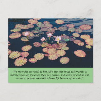 Carte postale Eau Lily