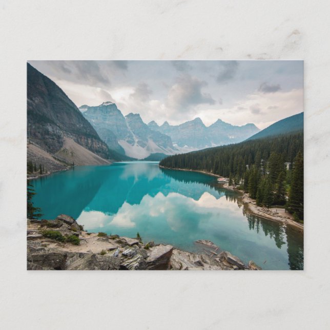 Carte Postale Eau | Moraine Lake Alberta Canada (Devant)