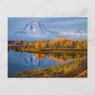 Carte Postale Eau Oxbow Bend Jackson Wyoming