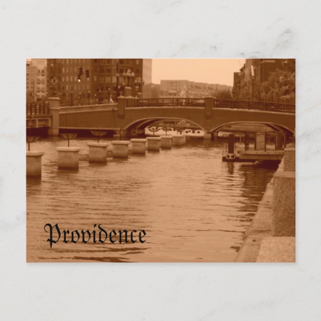 Carte Postale Eau sous le pont (Devant)