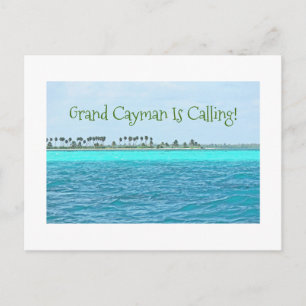 carte postale/EAU TURQUOISE DE GRAND CAYMAN EST CA