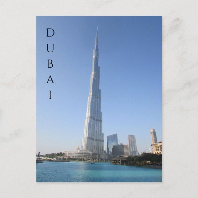 Carte Postale eaux de burj khalifa (Devant)
