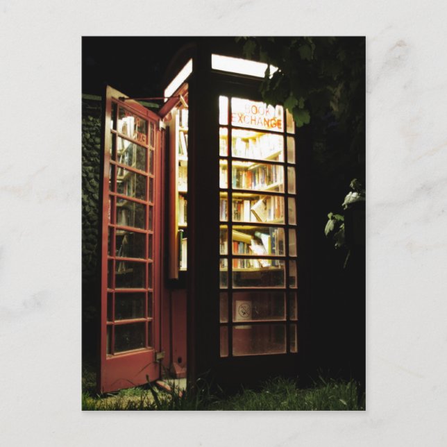 Carte Postale Échange de livres (Devant)