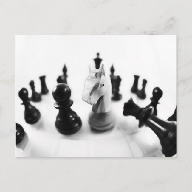 Carte Postale Échecs (Devant)