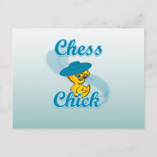 Carte Postale Échecs Chick #3
