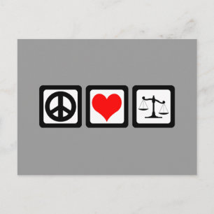 Carte Postale Échelles de justice